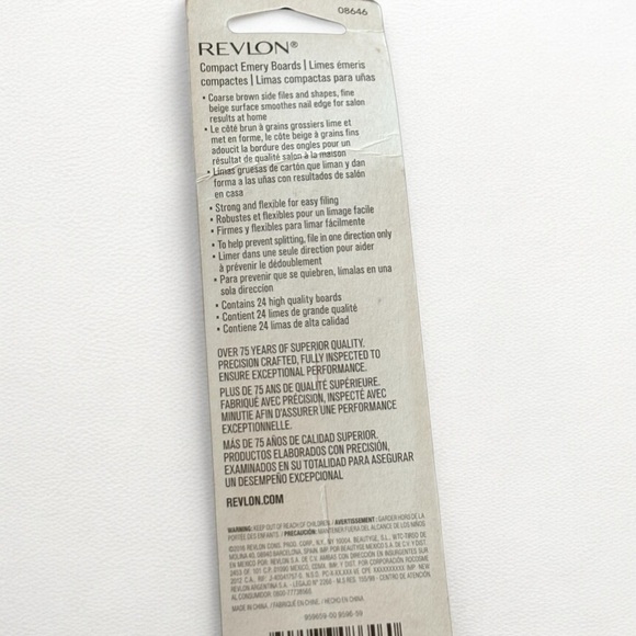 4/$20 Revlon Toenail Clipper and Emery Board Nail File Set - Picture 6 of 6